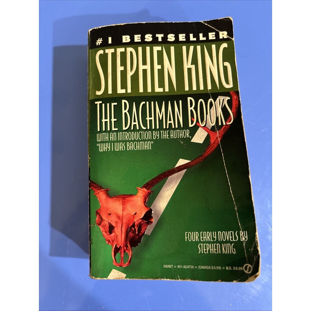 Stephen King The Bachman Books RAGE Included 1986 Signet Paperback 4 Novels